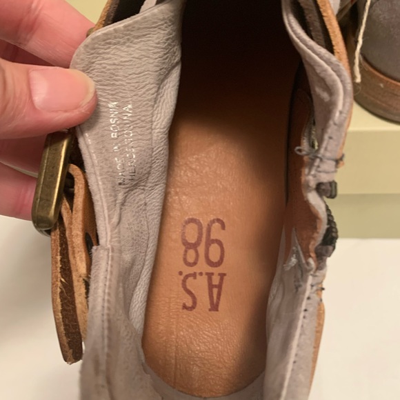 NWT A.S.98 Nottingham Gray Boots - 40 - Picture 7 of 8